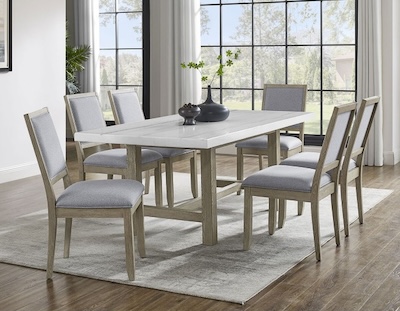 طقم طاولة طعام  مع 6 كراسي D188