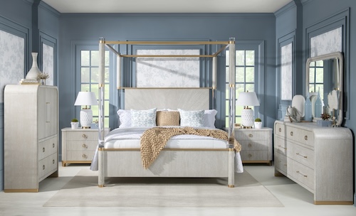 غرفة نوم اكريلك كنق 4 قطع ليجاسي  B416