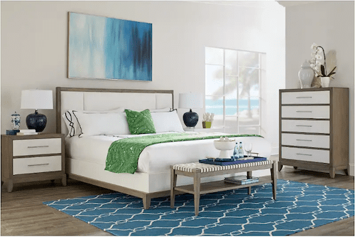 طقم غرفة نوم ليجاسي كنج بانل 4 قطع UPH B410