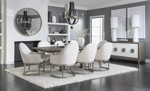 [2280] طقم طاولة طعام مع 8  كراسي ليجاسي D202