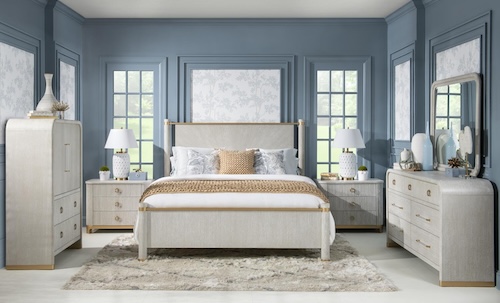 [3300] غرفة نوم خشب ليجاسي كنق 4  قطع B416