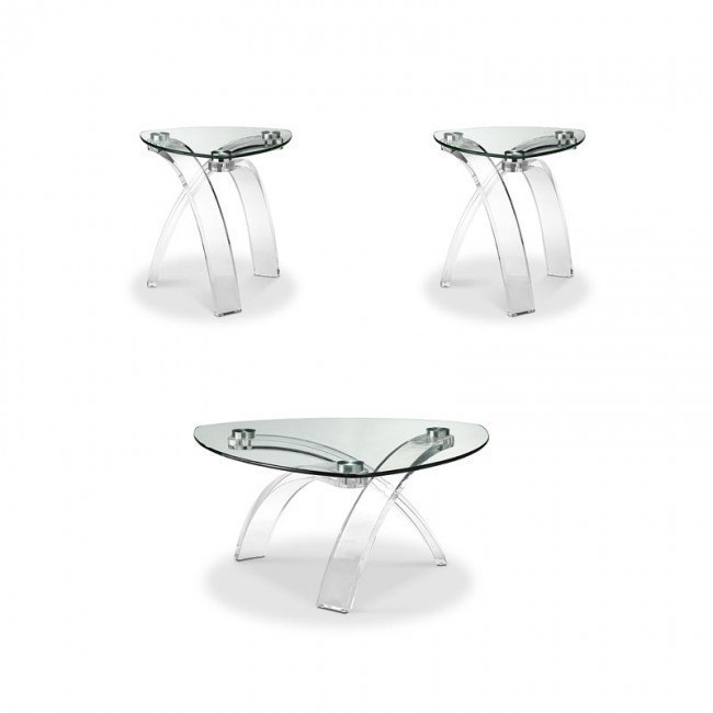 [T5057] طقم طاولة شاي مغنيسن (1طاولة شاي و 2  طاولة جانبية) T327