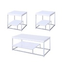 طقم طاولات شاي ستيڤ سلڤر (1طاولة شاي و 2طاولة جانبية) T343