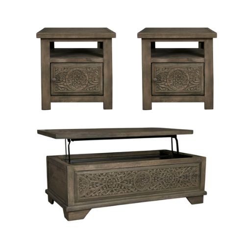 طقم طاولات شاي آشلي 1 طاولة شاي و 2 طاولة جانبية T272