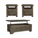 طقم طاولات شاي آشلي 1 طاولة شاي و 2 طاولة جانبية T272