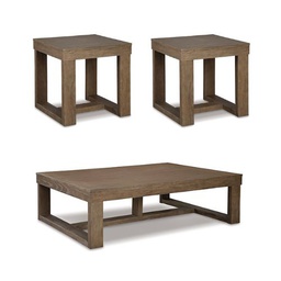 [T471] T185 Ashley 1 Cocktail Table and 2 End Table 