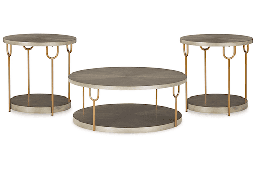 [T178] Ashley Cocktail Table Set 1 Cocktail Table &amp; 2 End Table T298