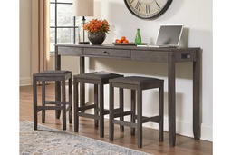 [D388-223] Rectangular Counter Dining Table Set with 3 Chairs  D103-223