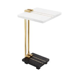 [82934-WHITSA] Marble Side Table  A493