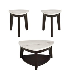 [FC340] Steve Silver Cocktail Table Set ( 1 Cocktail Table &amp; 2 End Table ) T373