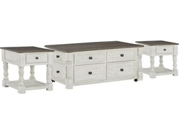 [T994] Ashley Cocktail Table Set ( 1 Cocktail Table &amp; 2 End Table ) T377