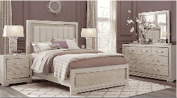 [135-7089] Pulaski King Bedroom set 4 Pcs B345