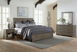 [S079] Grace King Panel Bedroom Set 4 Pcs B405