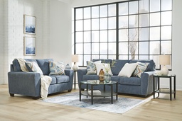 [40605] Ashley Sofa Set (1 Sofa &amp; 2 Loveseat) S1404